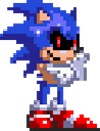 MY5TCrimson X's original appearance in "Sonic.EXE - The Game".