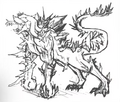 Design for his Kaiju Form