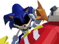 2011X about to attack Eggman