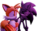 "Sonic" alongside his best buddy
