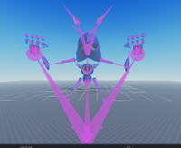 Metal Sonic's rig got bugged out while implementing an emote.